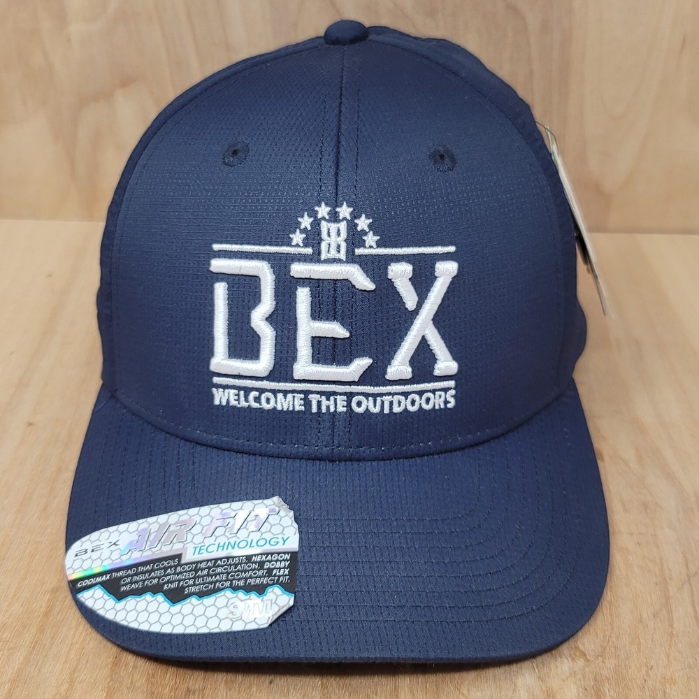 BEX Welcome The Outdoor Hat Sz S/M Cap Air Fit Cap Blue‎